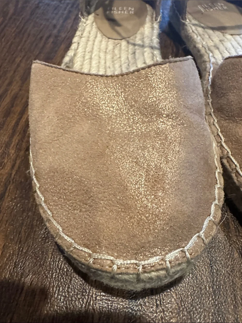 Eileen Fisher suede upper